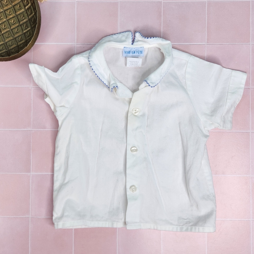 Vive La Fete Gingham Detailed Shirt